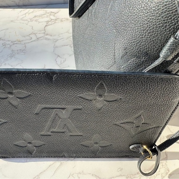 Louis Vuitton Black Embossed Tote Bag - Picture 7 of 7